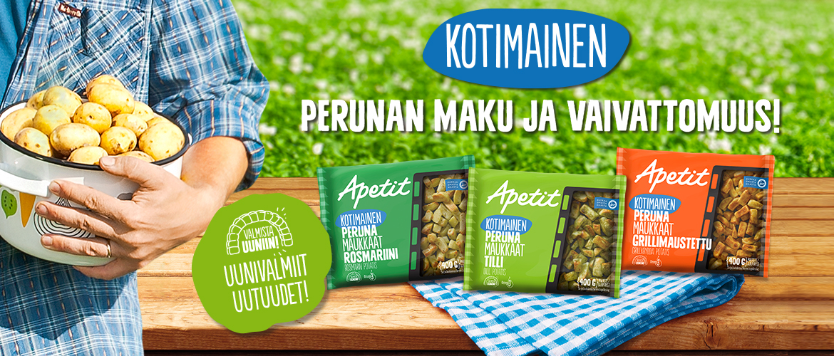 Uusia Apetit Kotimainen -tuotteita