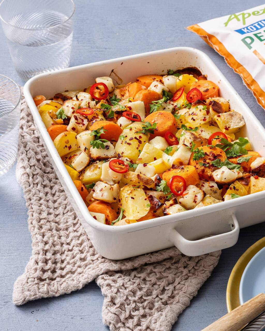 Apetit Kotimainen Kasvissosekeitto pakaste 400g