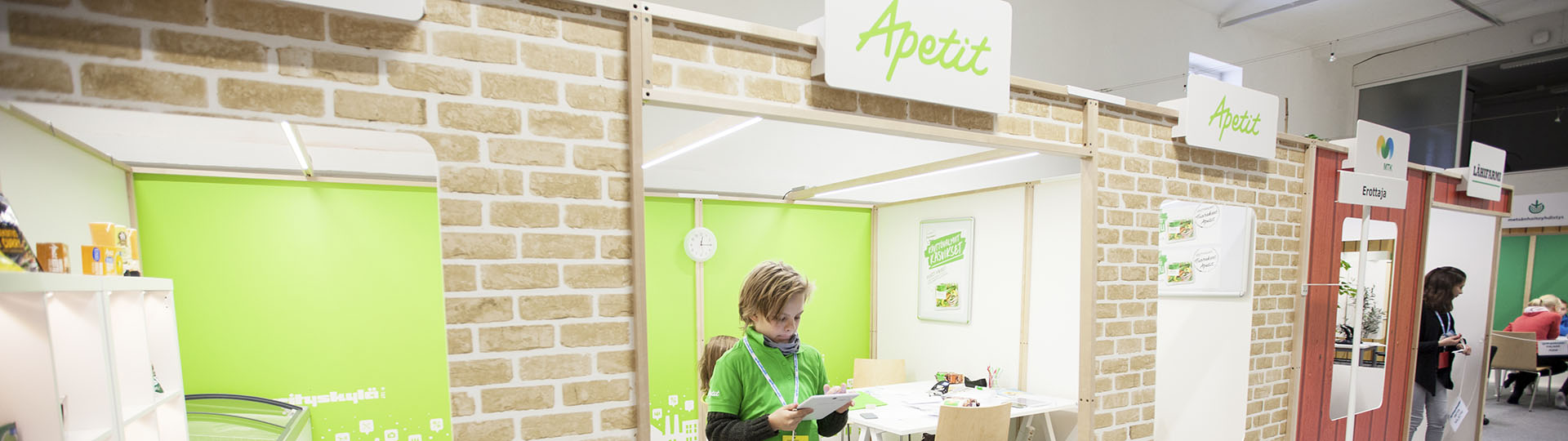 Apetit is a partner of the yrityskylä learning environment for young people